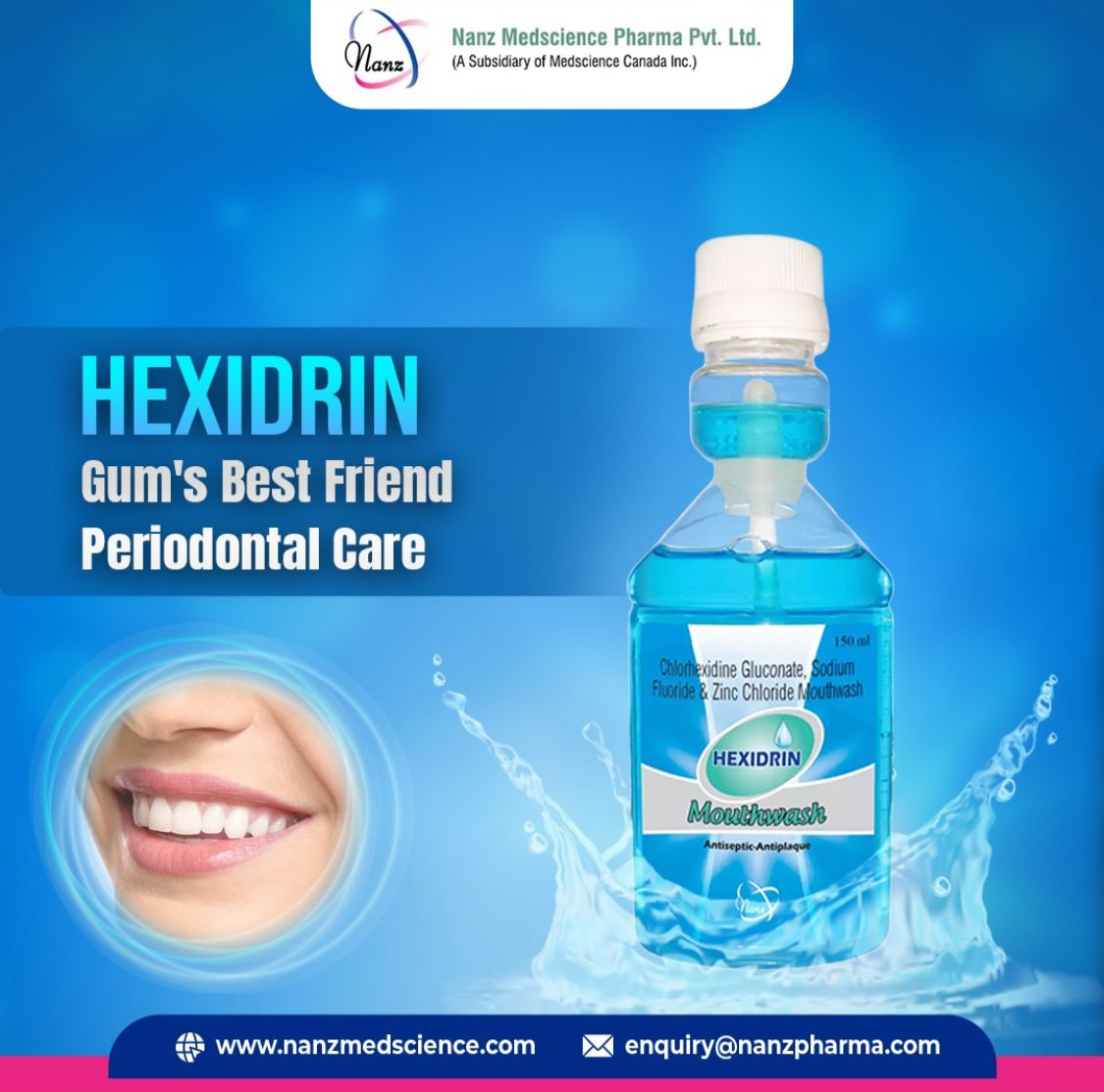 Hexidrin mouth wash